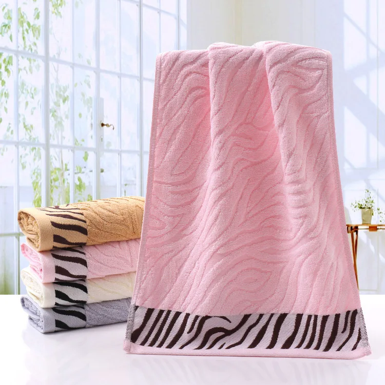 Factory Direct Striped Bamboo Fabric Towel Home Environment Bamboo