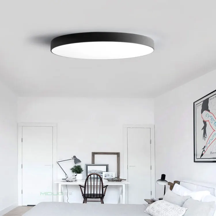 Remote-Control Modern Led Ceiling Lamp Flush Mount 20w 28w 36w 48w Bedroom Light Wholesale Cheap indoor Ultra Slim