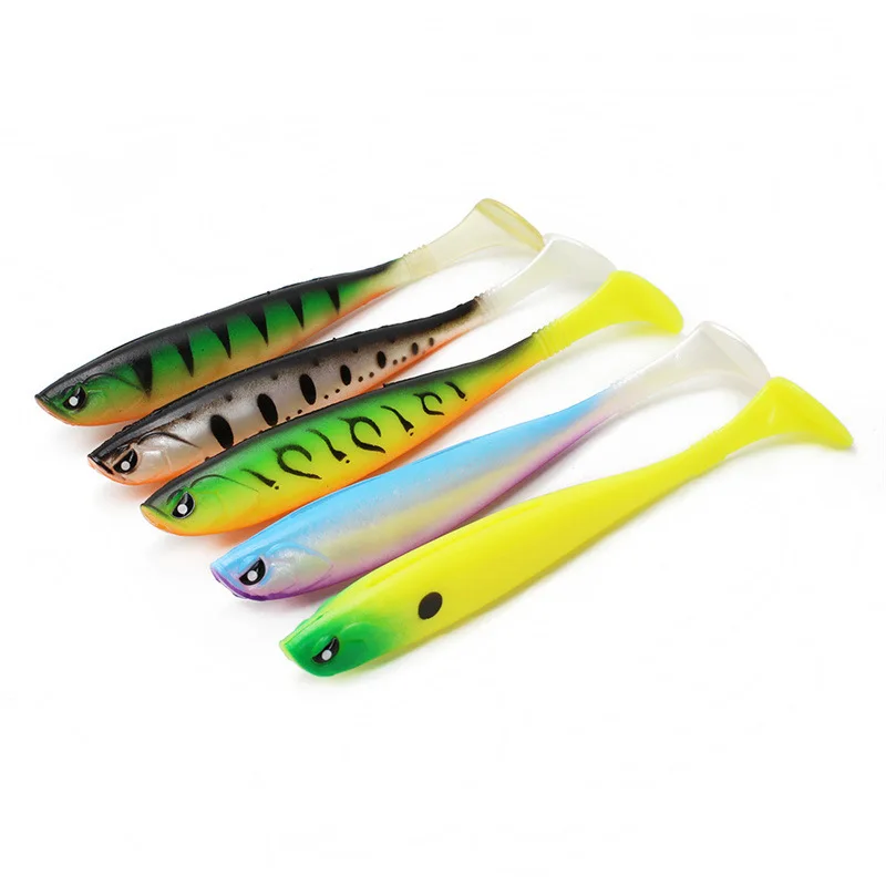 Correa Apple Watch Loop Cebos Camarones Cola Fluorescente Gancho Imán Agua Salada Señuelos De Pesca Luminosos Para Calamar Y Pulpo - 10 Unidades Con Gancho Afilado Y Cuerpo Realista | Agua Dulce