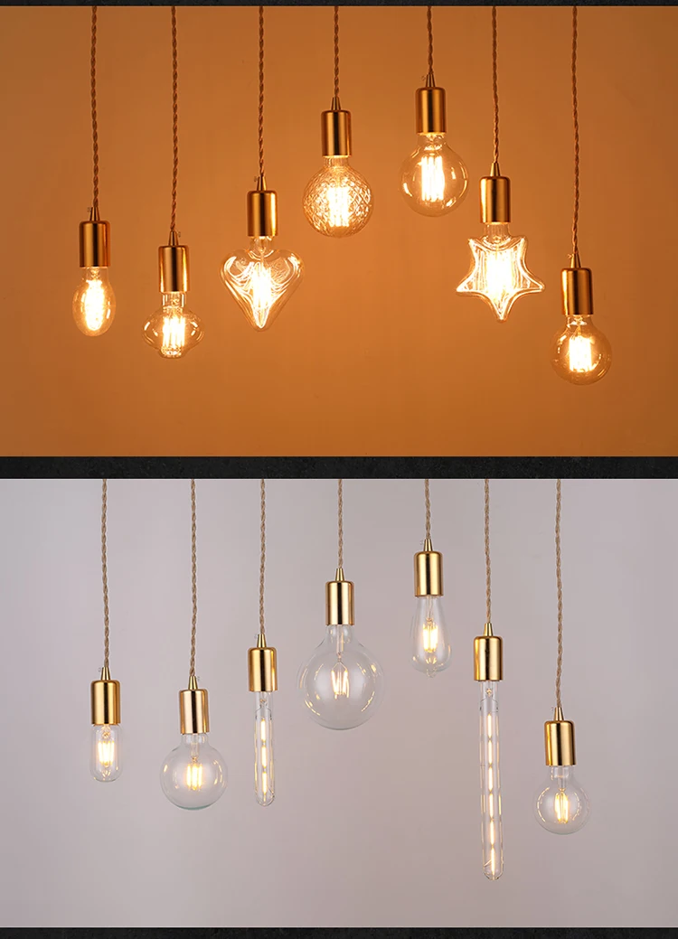 G125 Grid Pineapple dimmable led filament bulb light 2700K 4500K 6000K E26 E27 B22  Filament bulb light with 2 years warranty