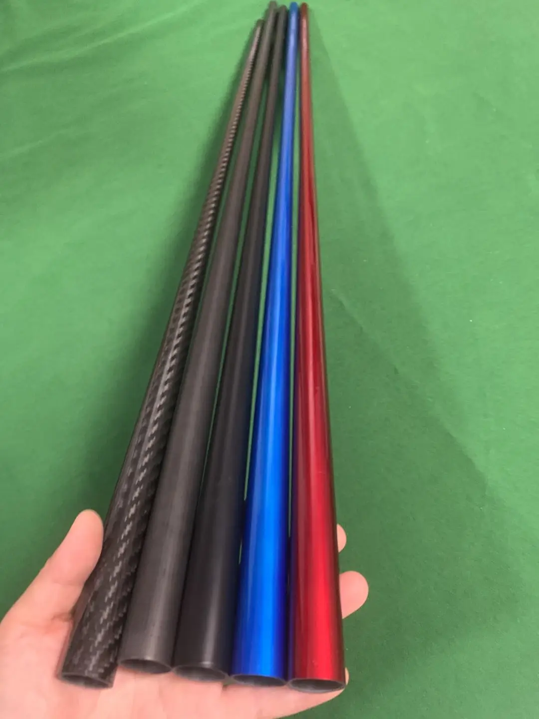 Blank Carbon Fiber Pool Cue Shafts Top Diameter 11.5mm/12mm/12.4mm/12 ...