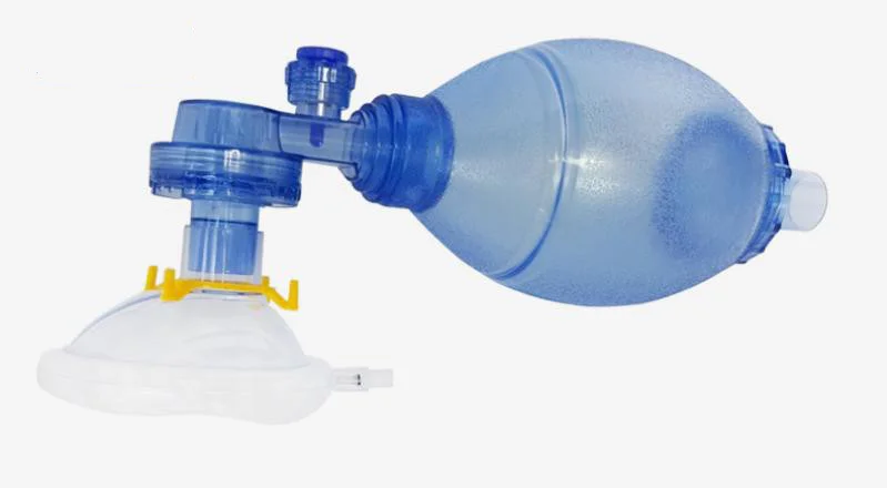 Oem Odm Ambu Bag Manual Portable Oxygen Medical Pvc Resuscitator Set 