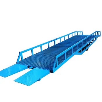 yard dock warehouse hydraulic yard ramp container 6-15 t mobile