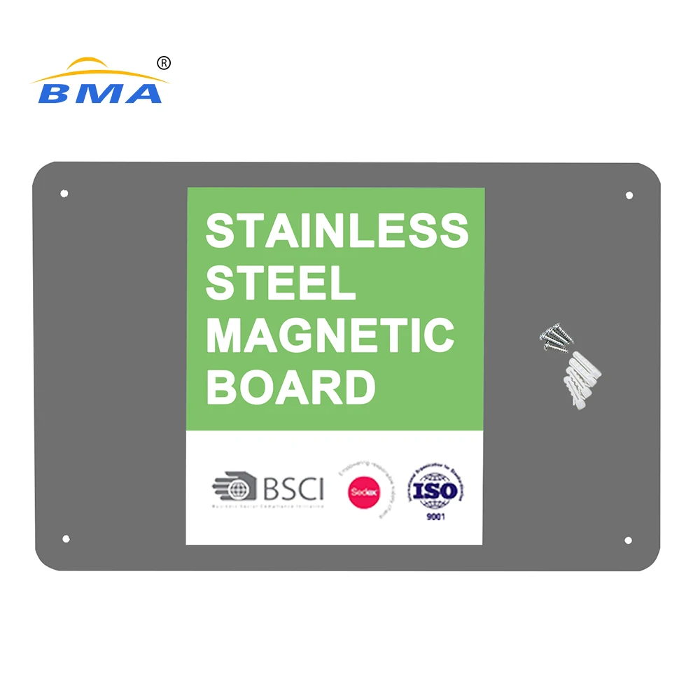 Multifunctional Different Size Flat Metal Board Message Bulletin Board, Hanging Metal Note Board, Magnetic Metal Board