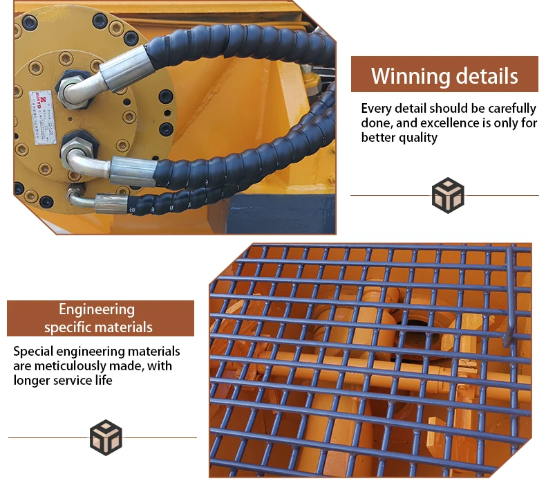 Concrete pump for hydraulic system