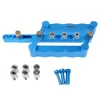 Carpentry Positioner & Hole Puncher Locator Dowel Jig For Metric Dowels 6/8/10mm Precise Drilling Tools