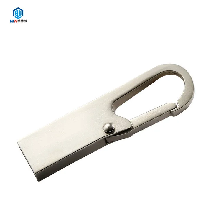 Factory Direct Sell Hook Style Key Chain USB Flash Drive 8GB 16GB 32GB 64GB Mini Metal Usb Flash Drive - ANKUX.COM