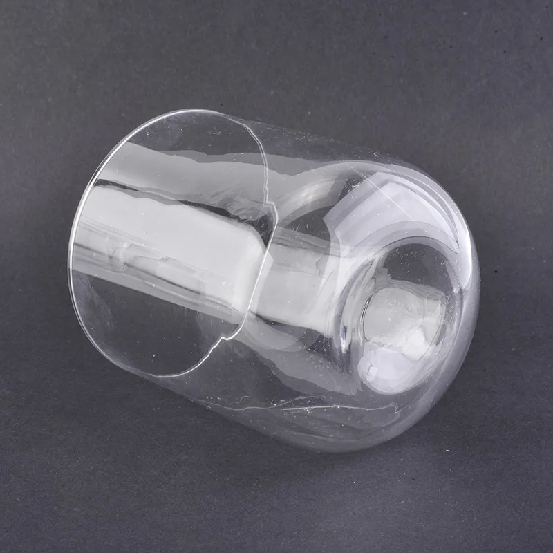 13oz Round Base Clear Glass Candle Jars Home Decor