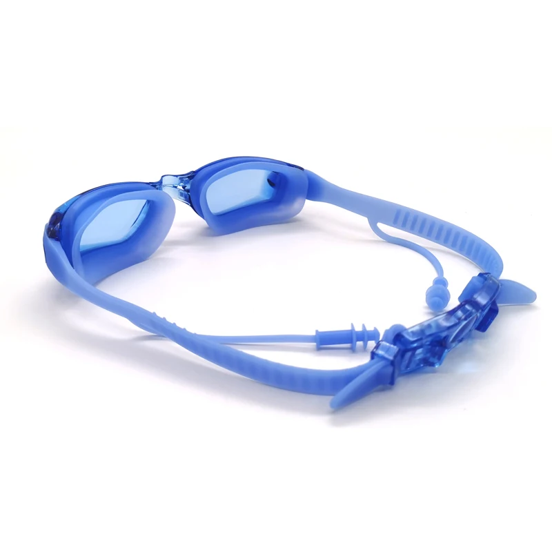 
Adjustable Unisex Swim Goggles, Anti Fog Hd Swimming Goggles With Ear Plugs 