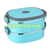 Sinovoe double layers rectangle stainless steel bento lunch box