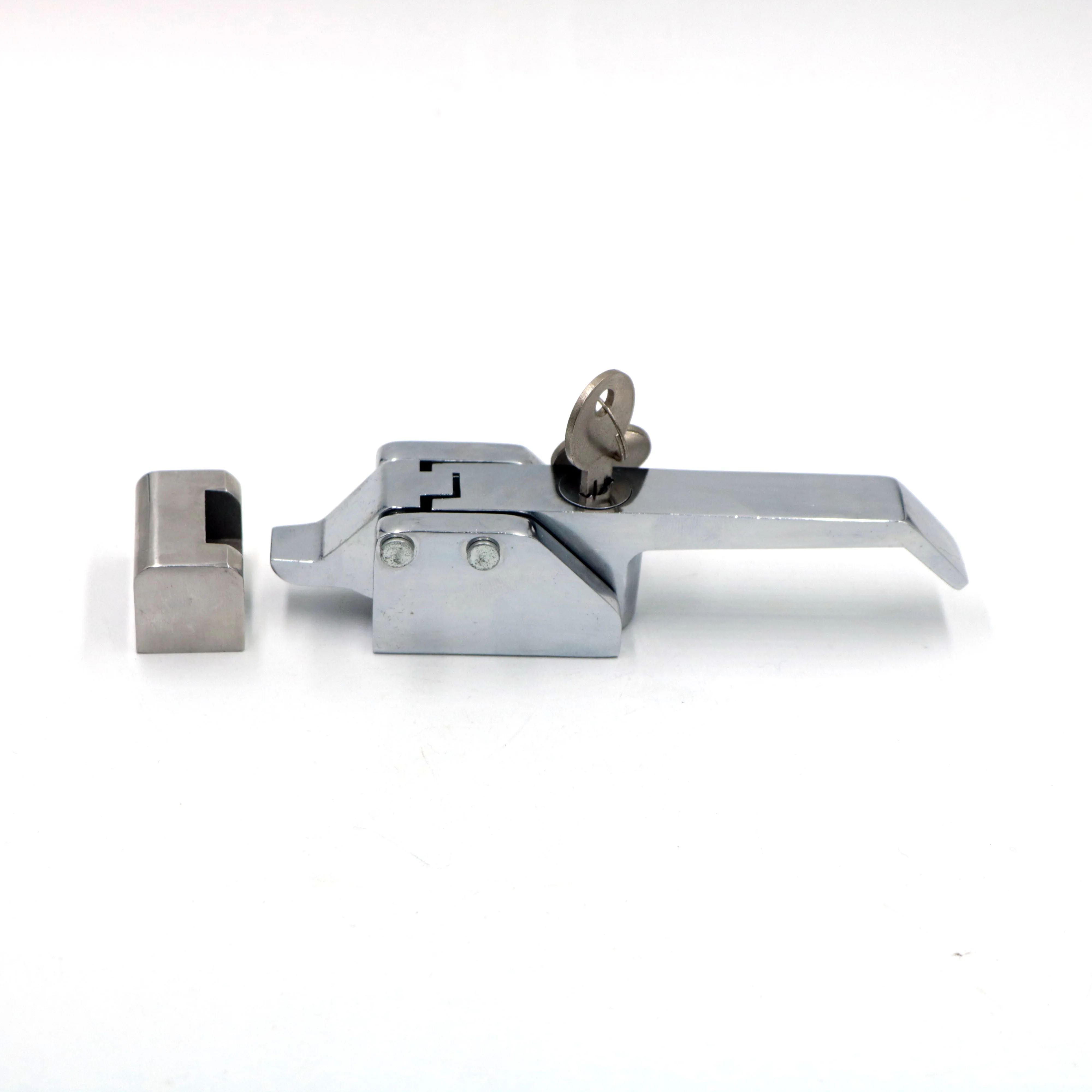 Zinc Alloy Push Latch Freezer Door Refrigerator Lock Safety Latch For