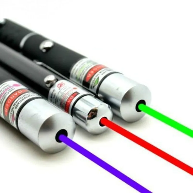 Blue Red Green Powerful Laser Pen Beam Light 5mW Laser Presenter Light Hunting Laser Sight Device Teaching Outdoor Survival Tool
