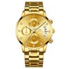 Luxurious Watch Waterproof Japan Movt Quartz Watch Stainless Steel Back