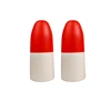 Commercial crab fishing buoy white red bullet PVC floats