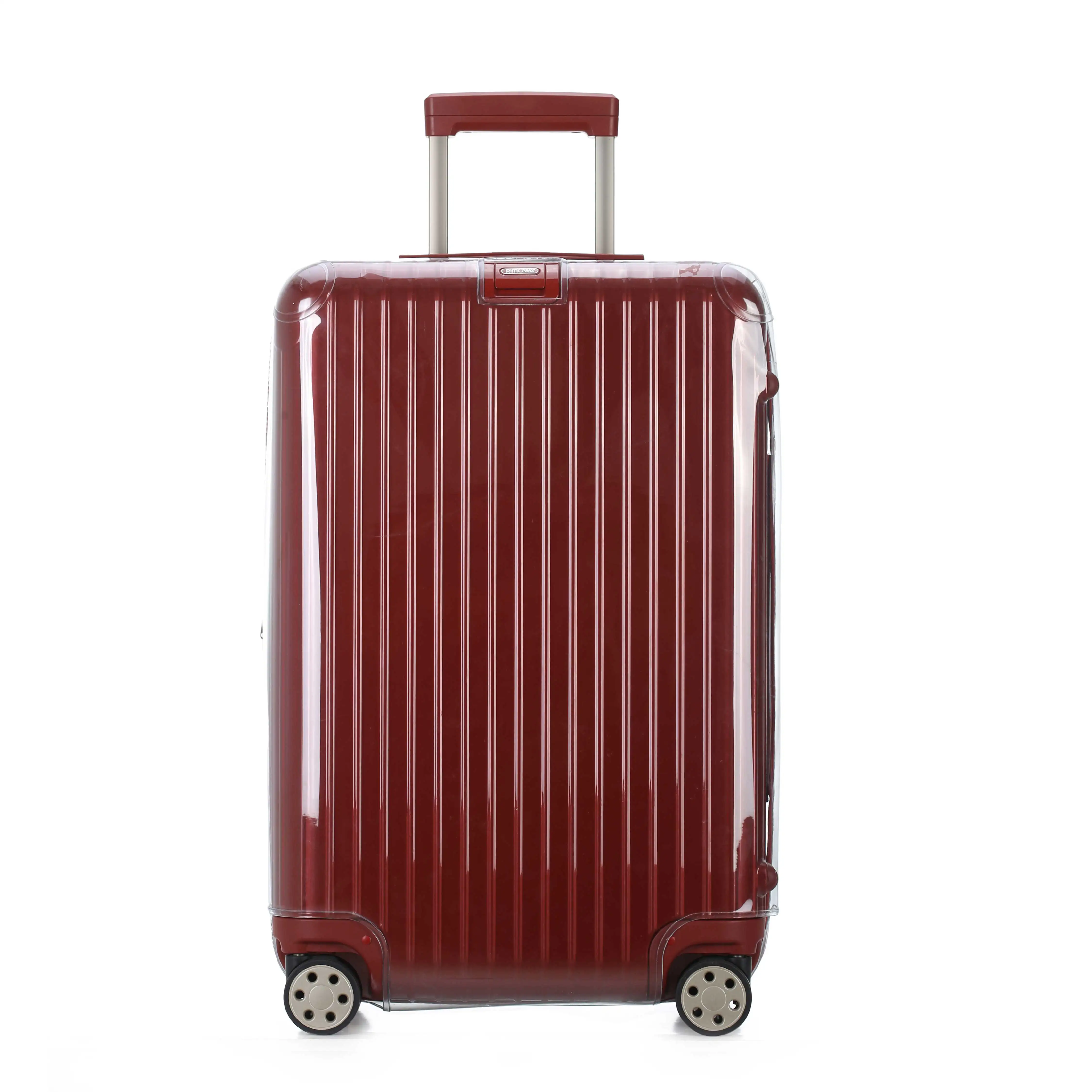 clear plastic luggage covers