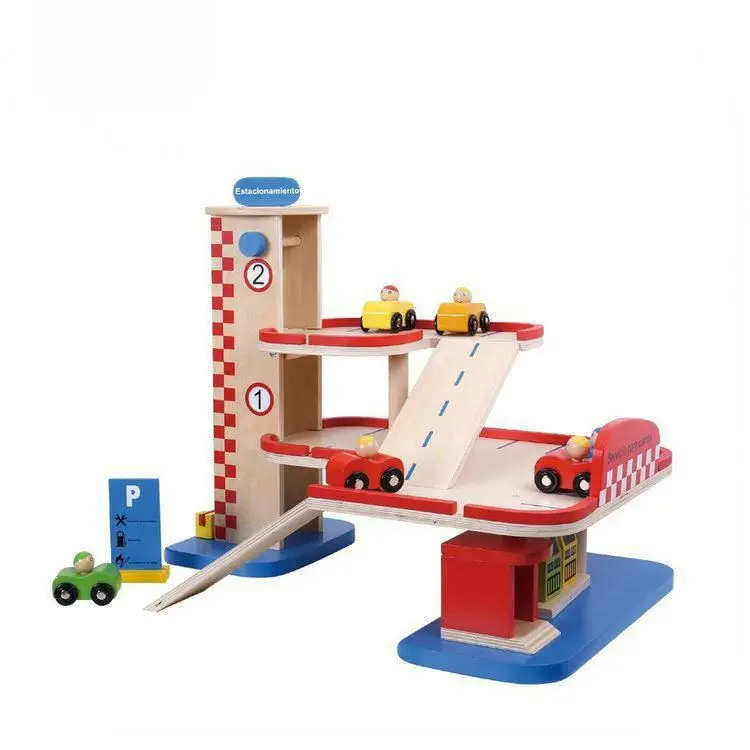 wooden car garage