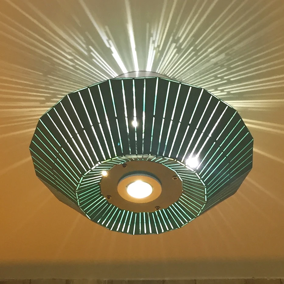 激光灯形状便宜的房子灯卧室现代墙壁天花板灯.