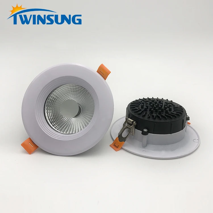 Factory wholesale spotlight housing gimbal fixture 6 inch baffle trim Ceiling Lights