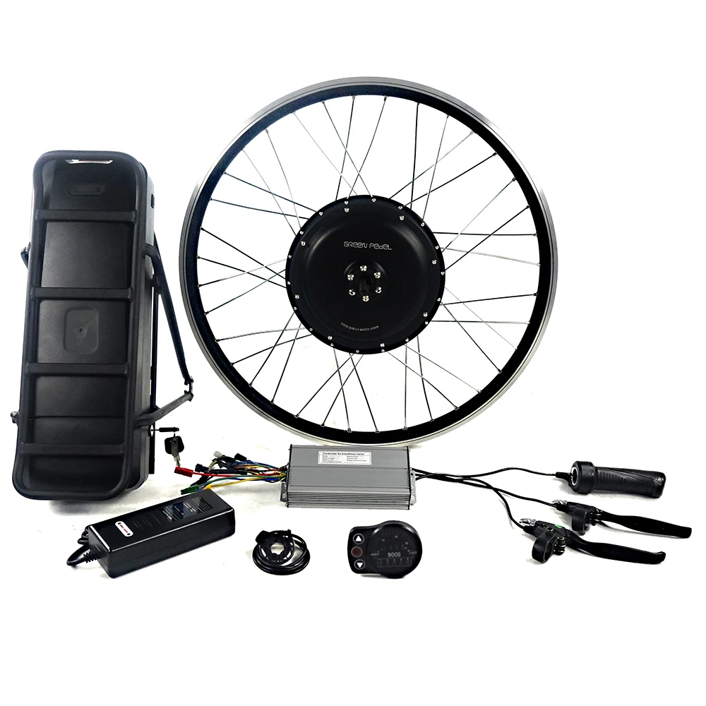 Greenpedel E Bike Conversion Kit 36v 48v 500w 1000w 26 Rear Wheel With