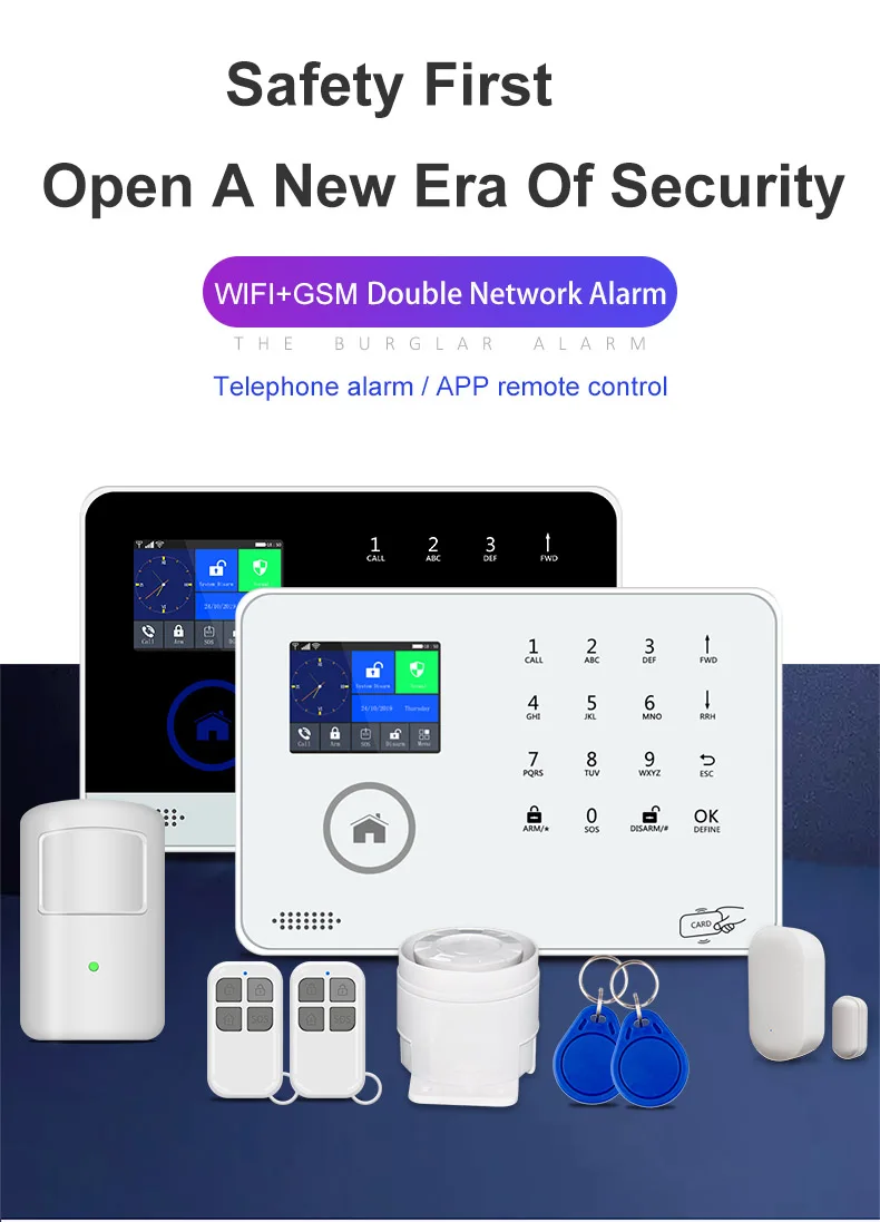 Smart Wifi Home Alarm System With App Ios And Android Bl6600 Alarm