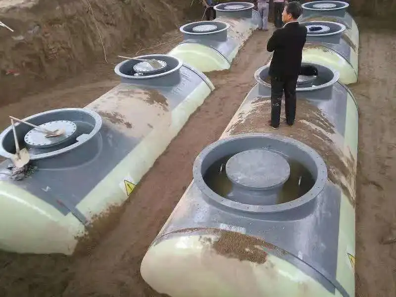 Large Volume Frp Underground Fuel Storage Tank Design For Gas Stations
