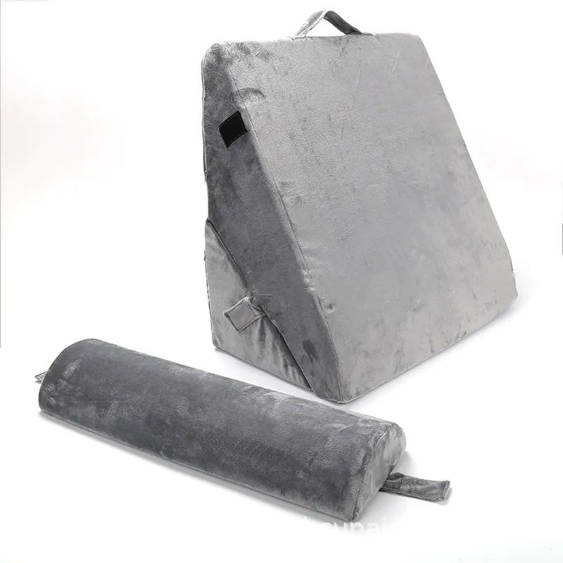 Memory Foam Wedgeshaped Triangular Pillow Slope Positioning Bed Wedge