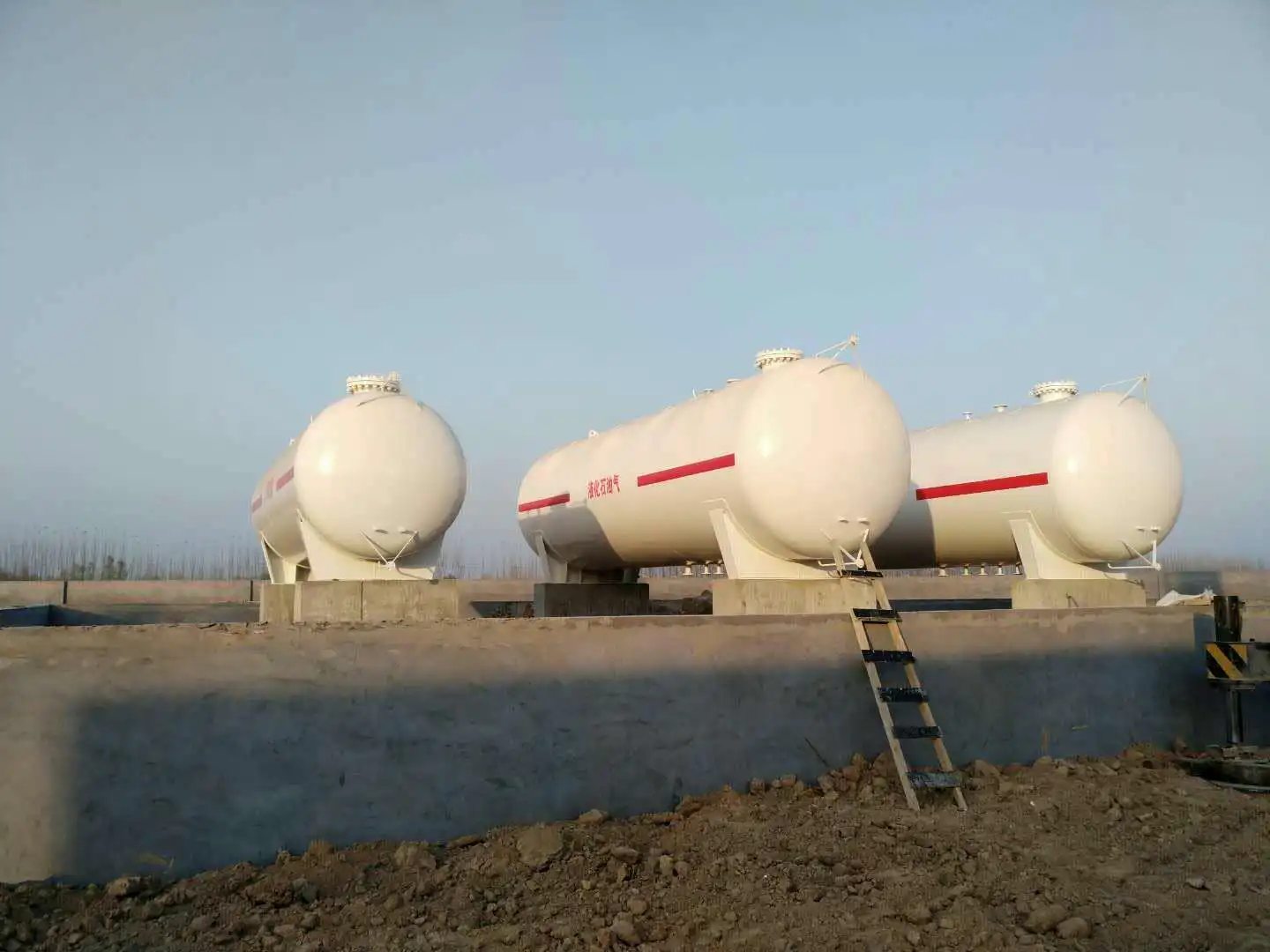 Horizontal Liquefied Petroleum Gas Storage Tank 30 Ton Lpg Storage Tank