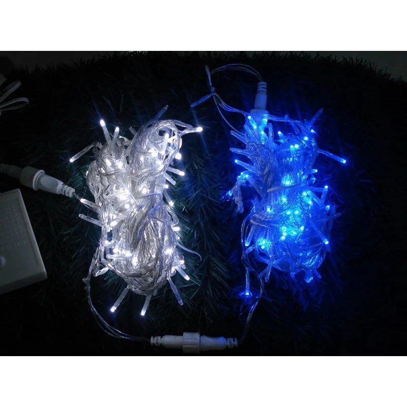 rubber cable fairy string lights 200led or 300led christmas decorative light warm white/white/red/blue led string lights