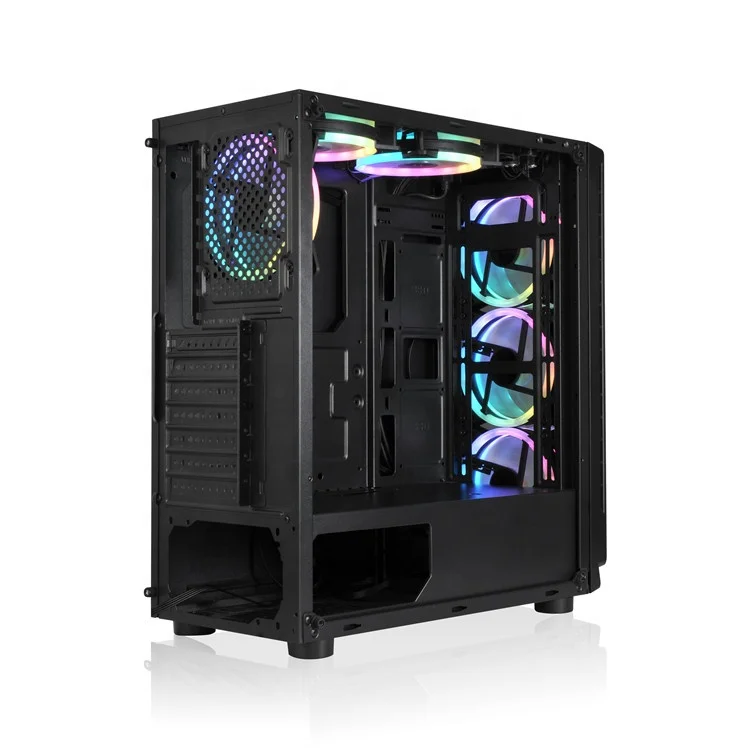 New Fashion Desktop Pc Case Mid Tower Pc Cabinet Atx Gaming Computer ...