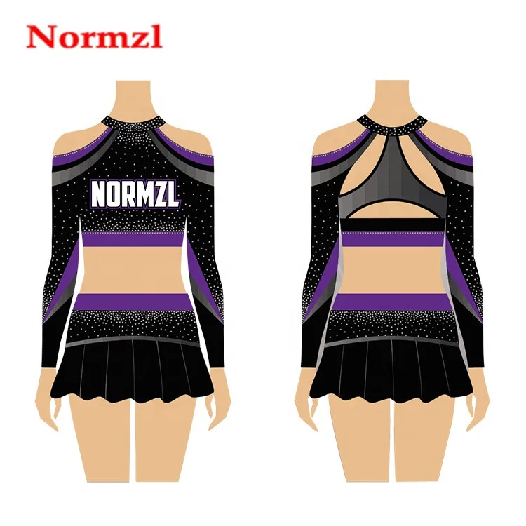 Wholesale Custom Rhinestone All Star Cheer Uniform Cheerleading ...