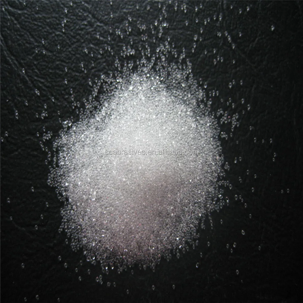 Abrasive media micro glass beads for sandblasting road marking