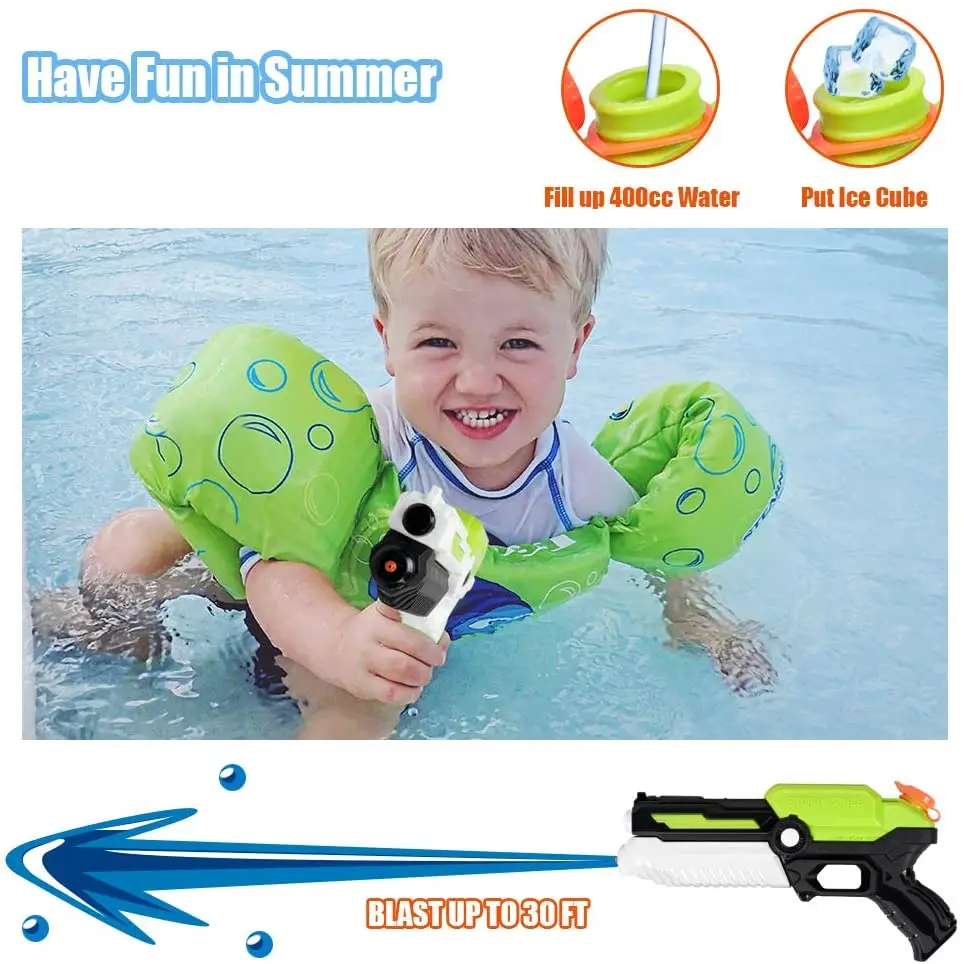 2 Pack Water Guns For Kids,Small Water Pistols Squirt Guns For Outdoor