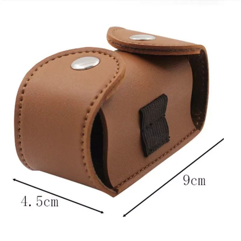 Custom Leather Golf Ball Holder Mini Golf Belt Bag Portable Hanging