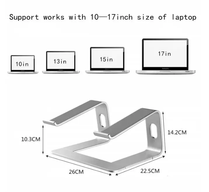 Best Laptop stand on amazon 2019 Adjustable Aluminum Notebook Stand for iMac Pro