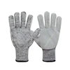 Wholesale Aramid Lining Cow Split Leather Palm Cut Resistant Gloves Work, Anti Cut Gloves