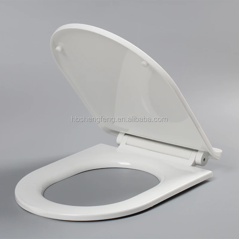 D Shape Toilet Seat Soft Close In White Buy Toilet Seat For Wc,Pp Wc Toilet Seat,Plastic