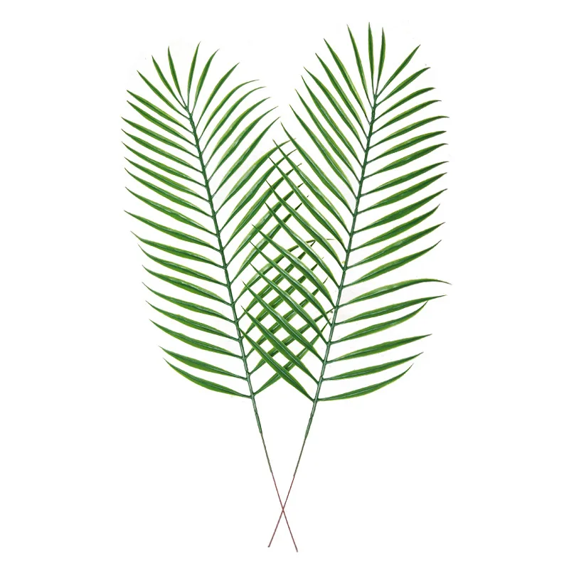 Factory Sale Plastic Palm Leaves Wedding Leaves Decoration Artificial
