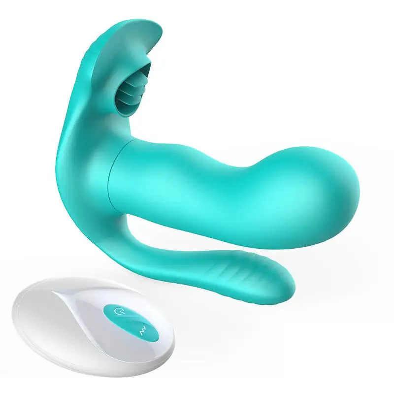 G Spot Sucking Vibrator Adult Clitoral Wearable Vibrating Dildo