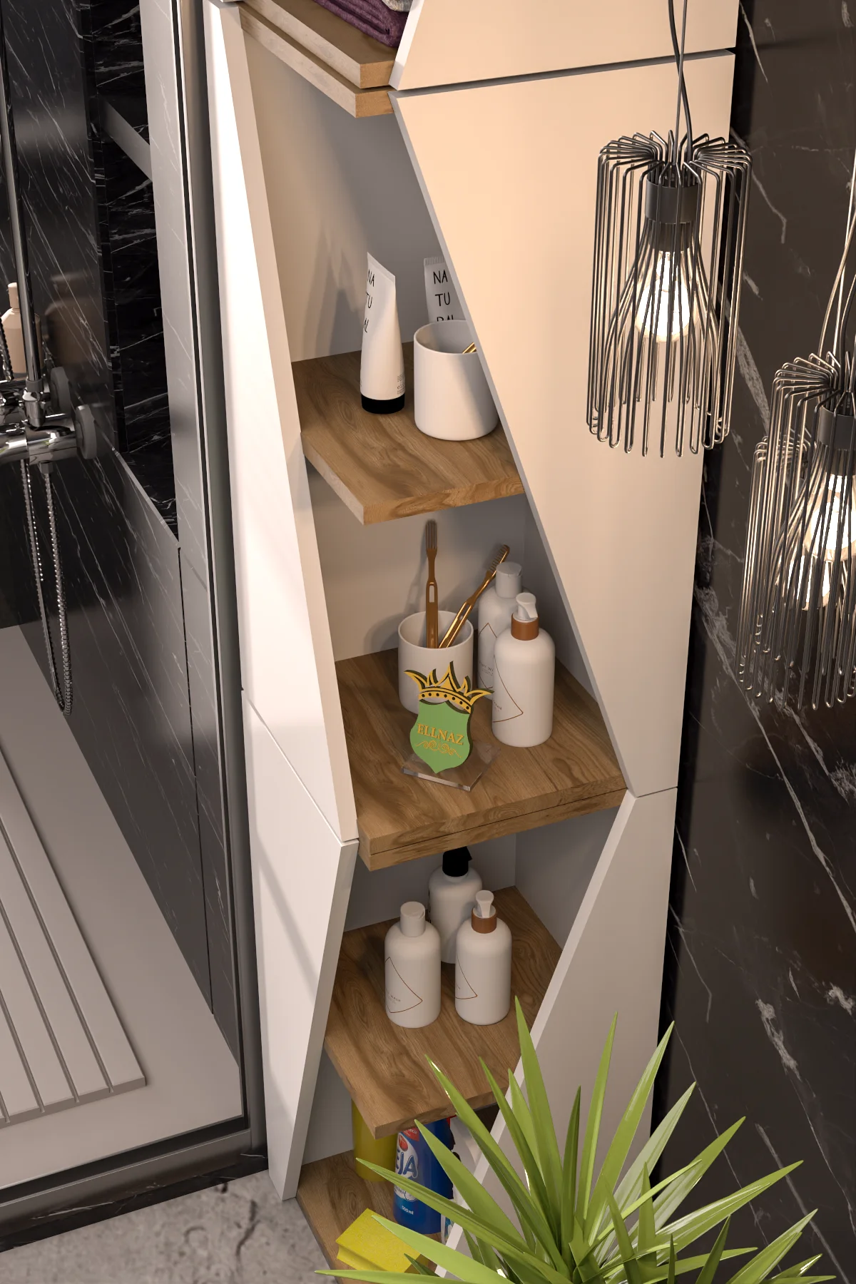 Wholesale Arrow Multi-purpose Bathroom Cabinet Wall Corner Shelf ...