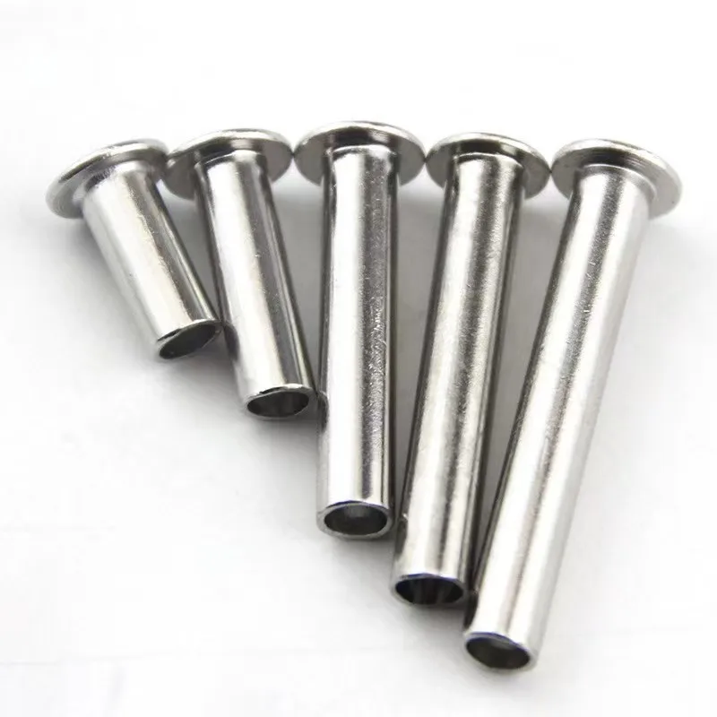Galvanized Round Head Semihollow Rivets Flat Round Head Hollow Nails
