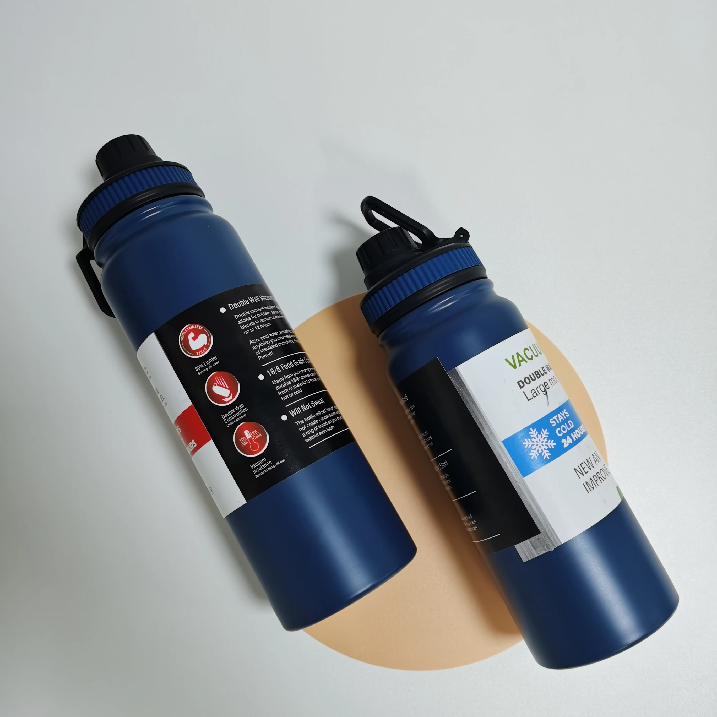Custom Logo 600ml Stainless Steel Double Wall Insulated Vacuum Flask ...