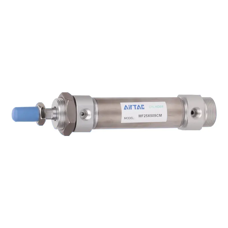 MF20 AirTAC cylinder MF20X25/50/100/150SCA/SU/SCM series stainless steel  mini cylinder