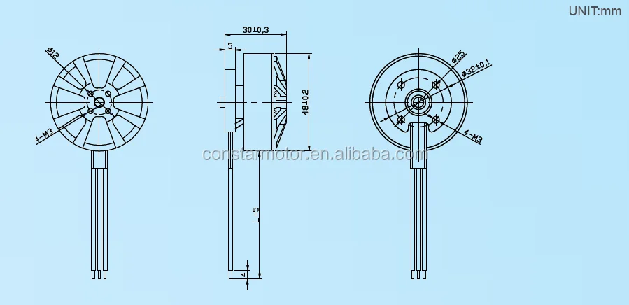 4830 24v DC Brushless Motor