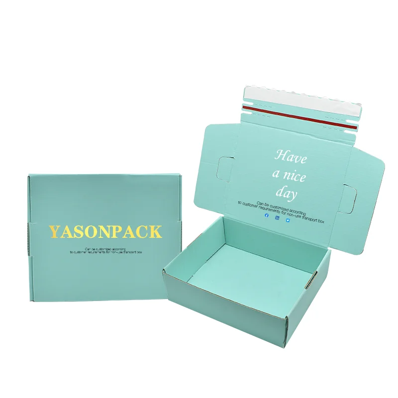 Customized Logo Corrugated Paper Postal Shipping Box Packing