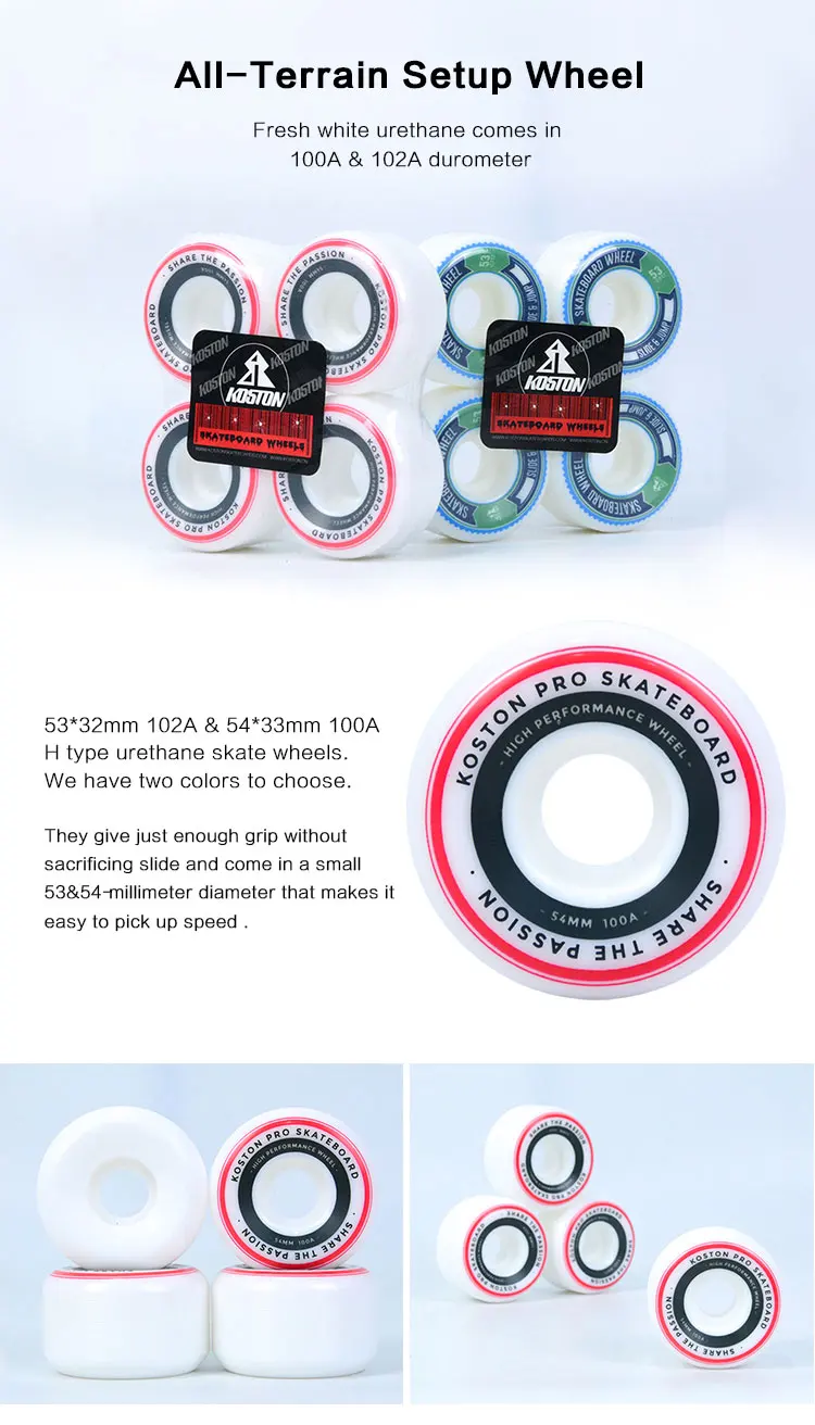 Koston 新设计的pu滑板轮子54毫米尺寸 Buy 滑板轮子 Pu滑板车轮 54毫米滑板轮子product On Alibaba Com