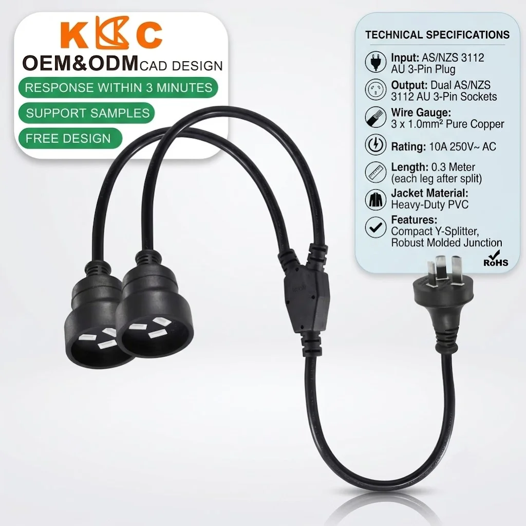 Side-by-side comparison of three 1m single socket extension leads: white, black, and industrial grey