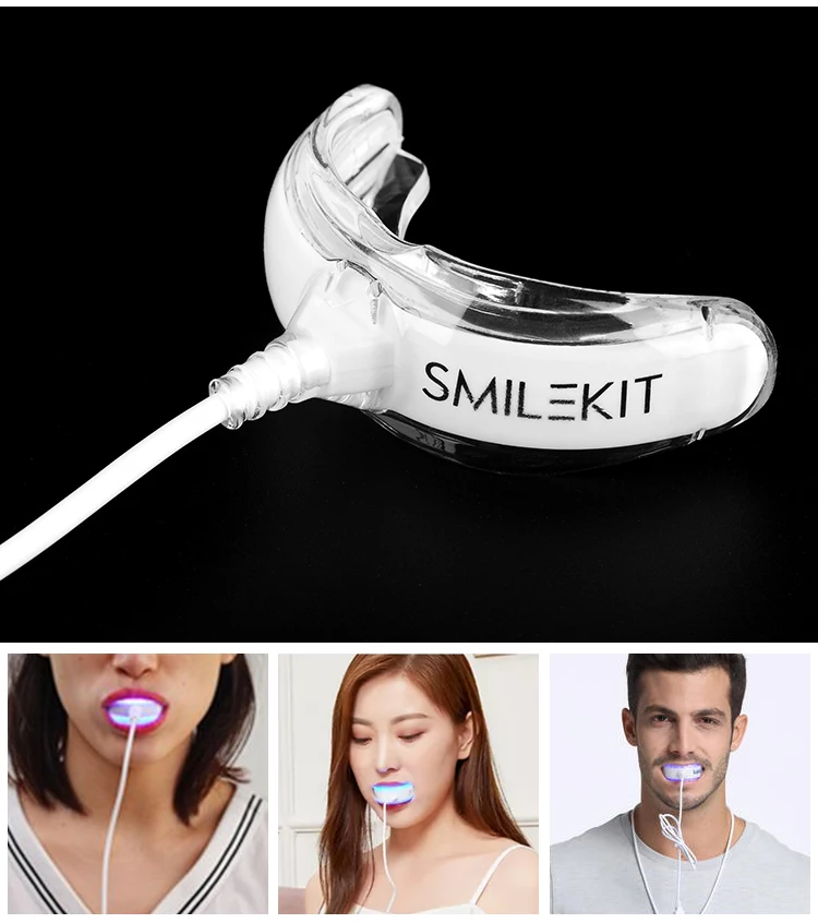 Smilekit Blanch Dentair Peroxyd Home No Lamp Usb Iphone Android Led