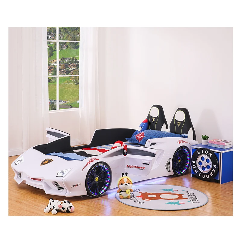 Queen Size Racing Super Car Bed Kids For Boys And Girls - Buy Car Bed 