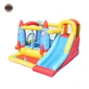 Red rocket Inflatable jump bouncer fun house castle with pool for 3 kids