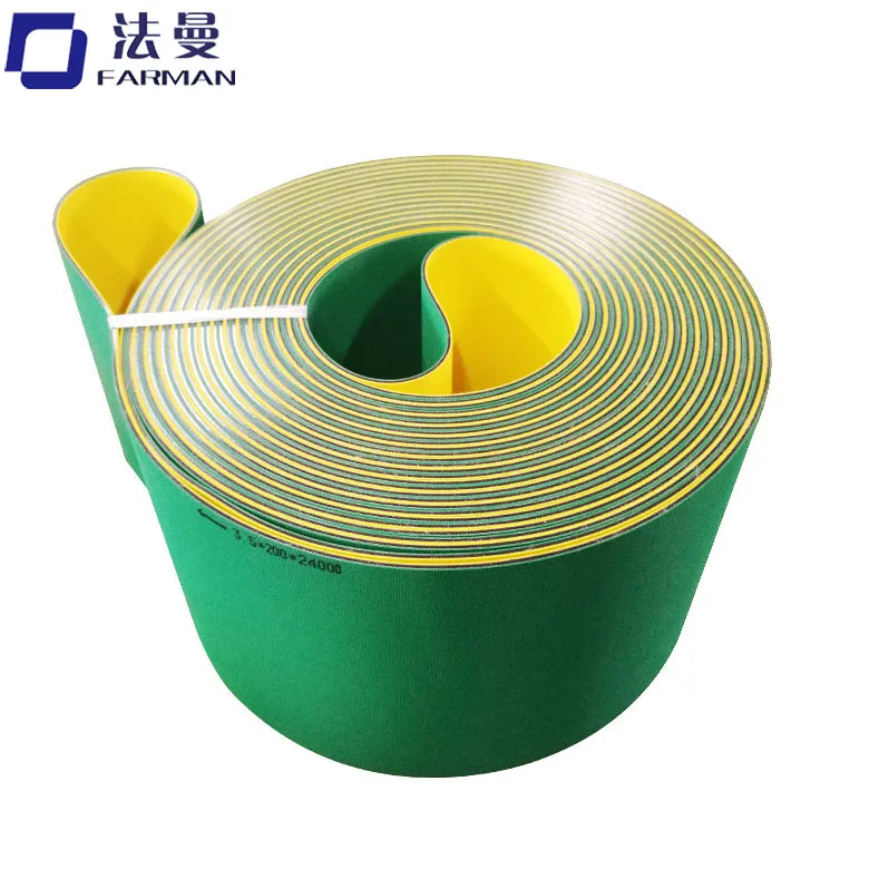 Hot Sale High Strength Transmission Nylon And Rubber Flat Belt